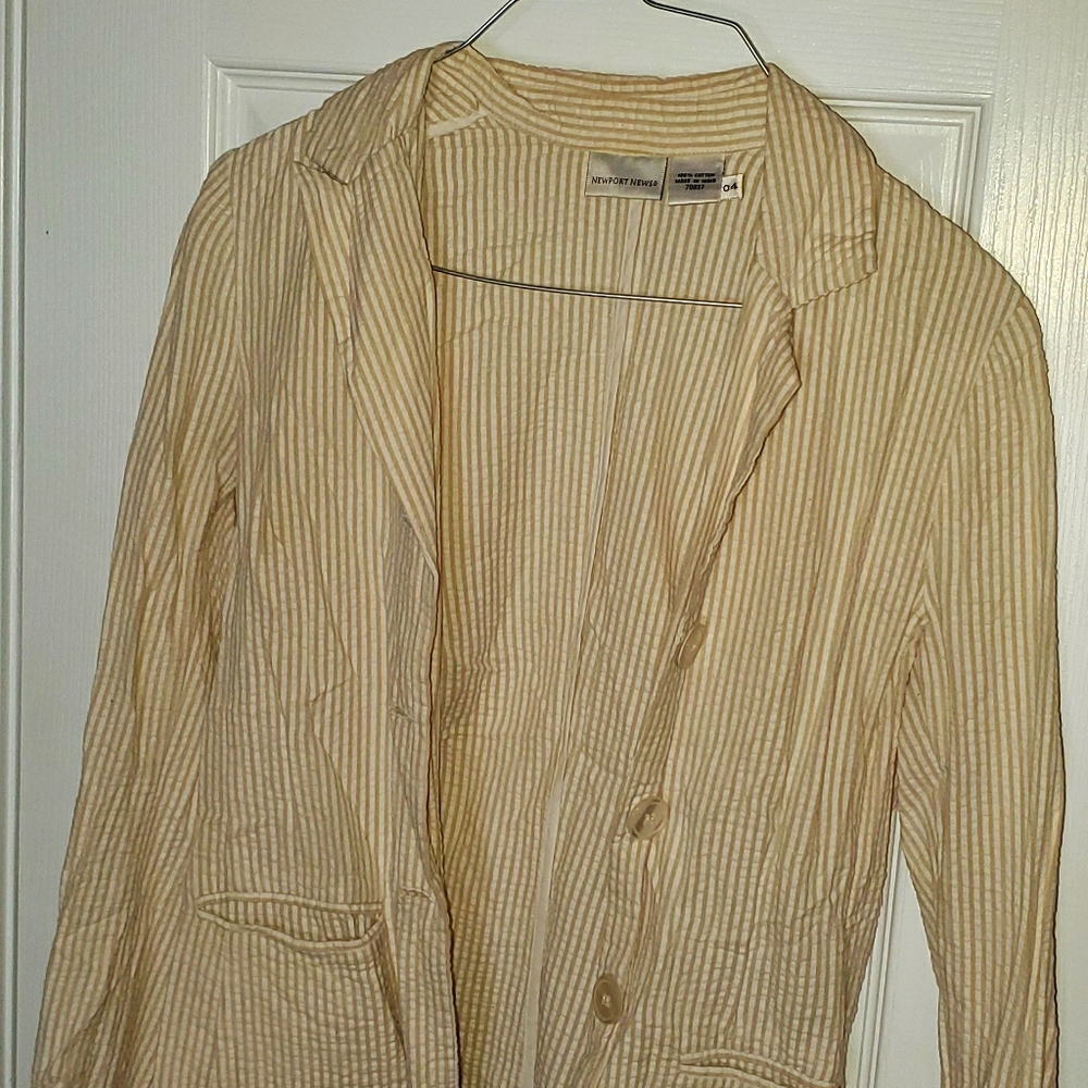 Vintage Newport News Pin-Stripe Blazer Jacket
